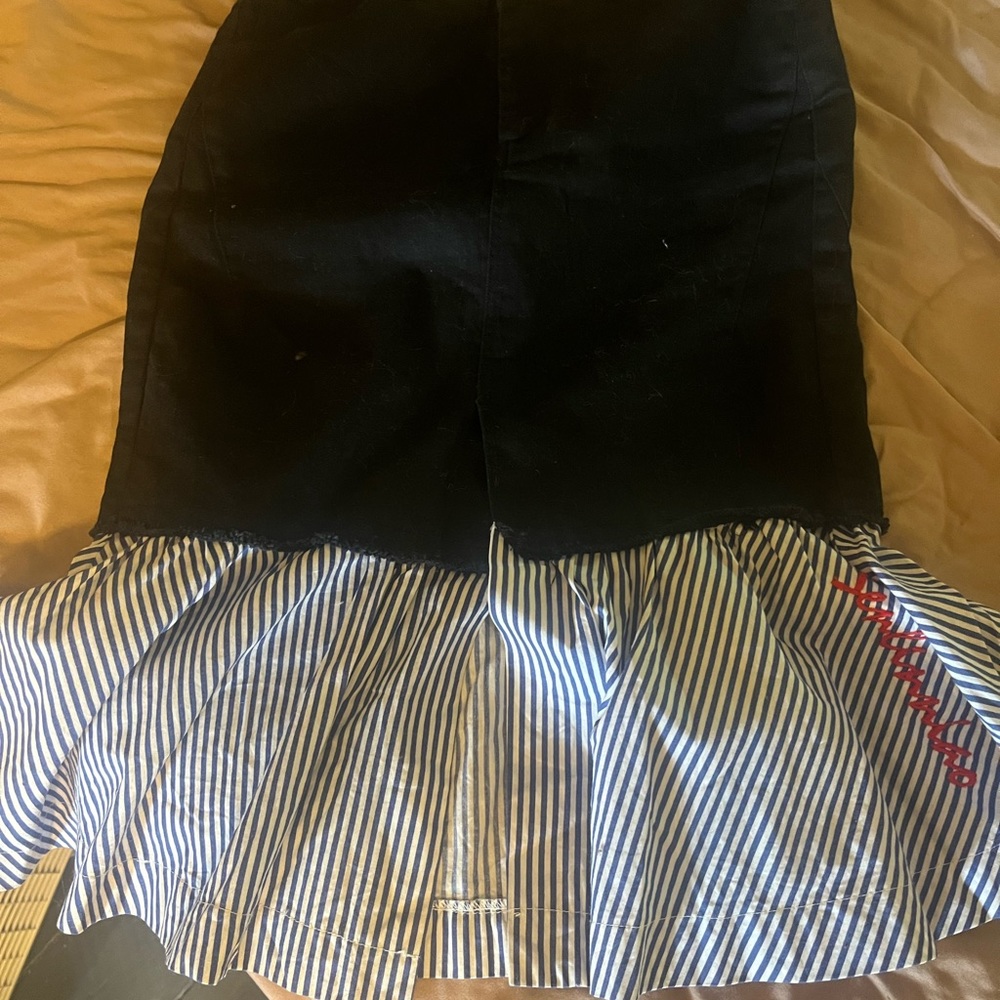 Beautiful and stylish denim layered skirt